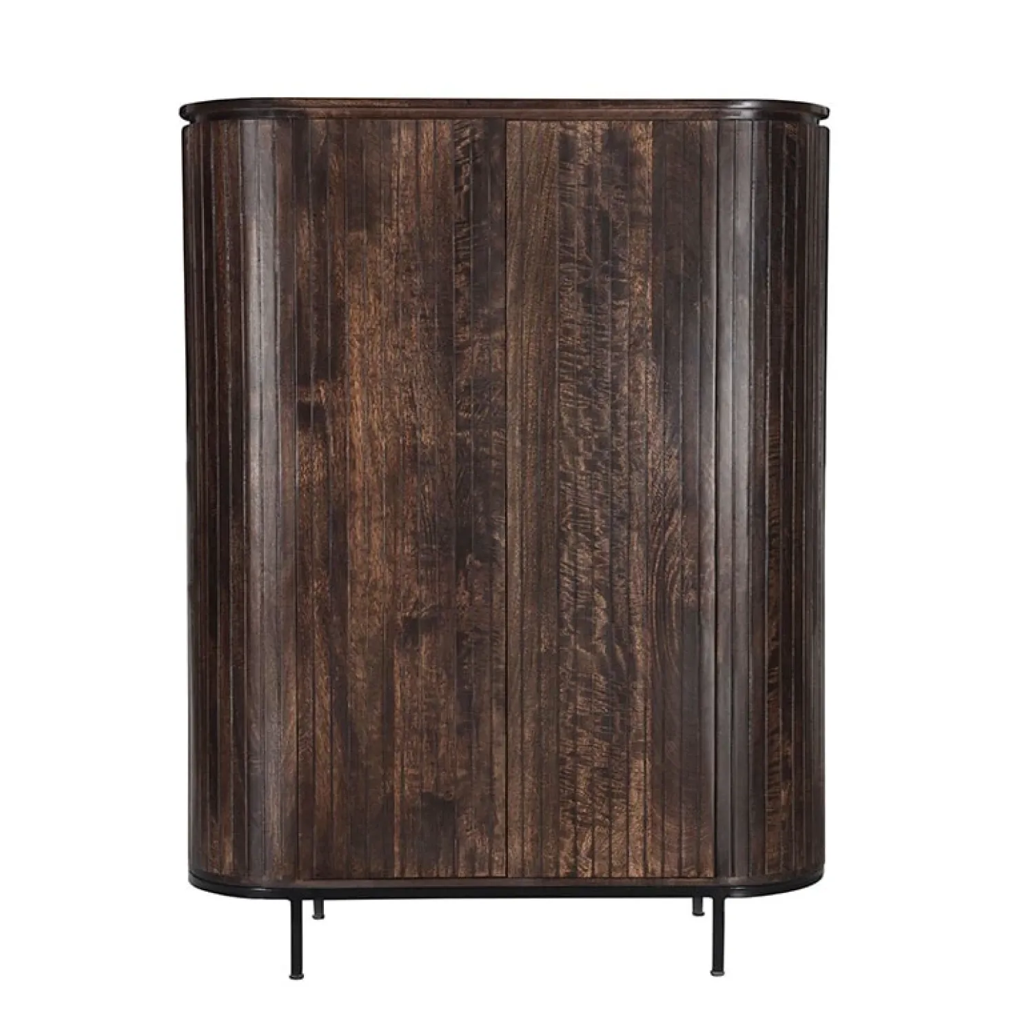 Noor wandkast 115 cm walnoot