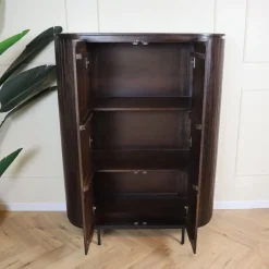 Noor wandkast 115 cm walnoot