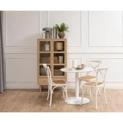 Nordvik Vitrinekast Naturel 80cm