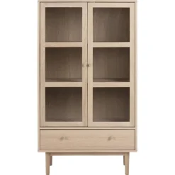 Nordvik Vitrinekast Naturel 80cm
