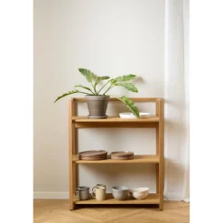Norli Boekenkast Laag Naturel 80cm