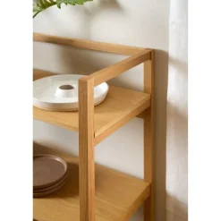 Norli Boekenkast Laag Naturel 80cm