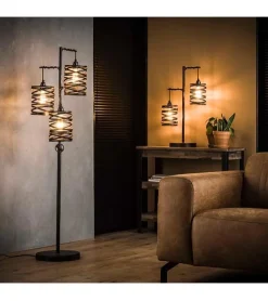 Norvel vloerlamp 3-lichts