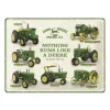 Nothing runs like a deer - metalen bord