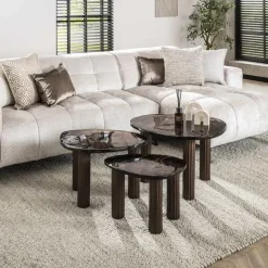 Nova Salontafel S Koper / Glas 51cm (Showroommodel)