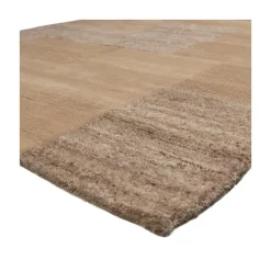 Noven Handgeweven Vloerkleed Wol/Katoen Zand 170x240cm