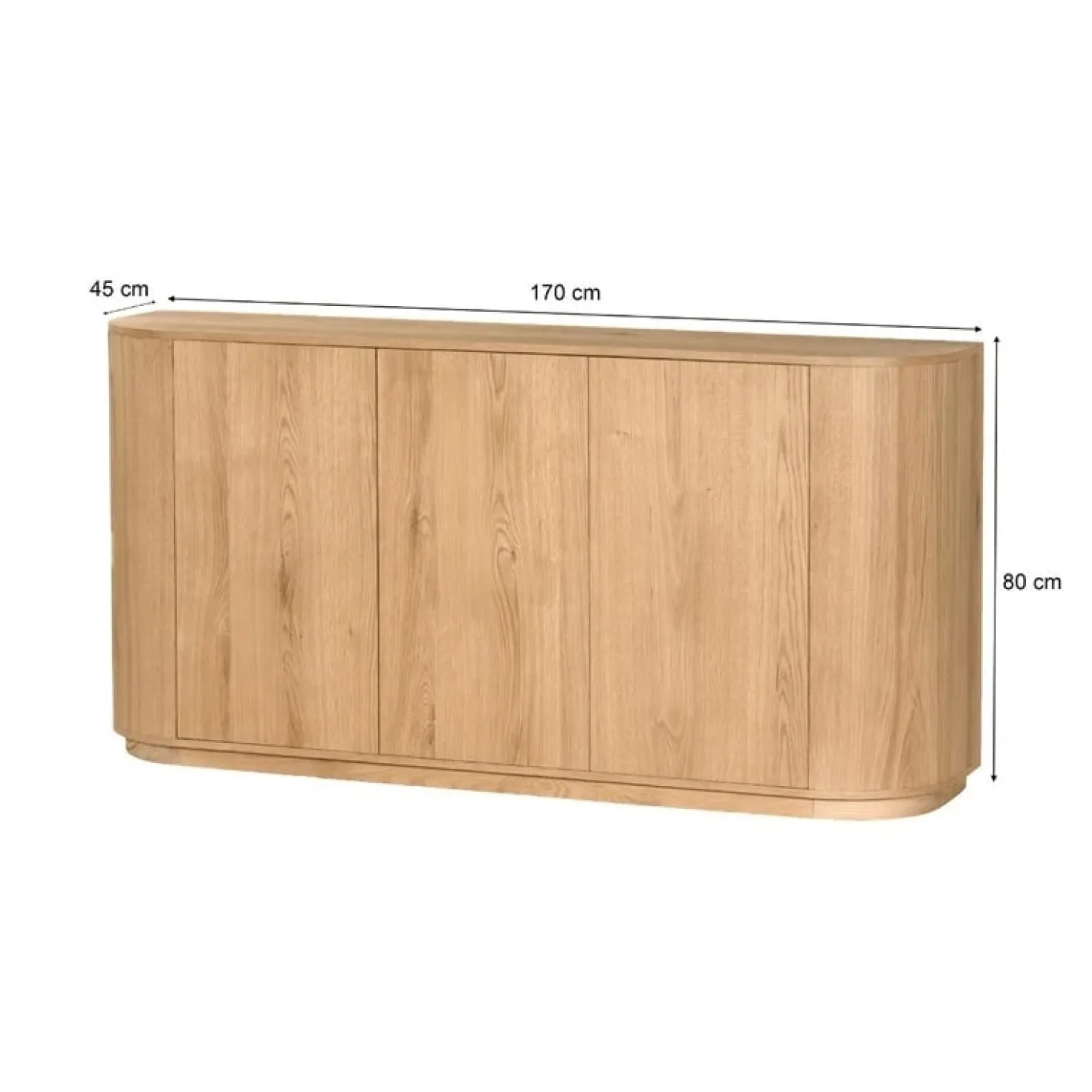 Novero Dressoir naturel 170cm