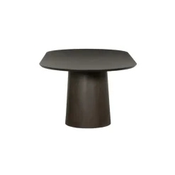 Novero Eettafel Espresso eiken ovaal 200cm