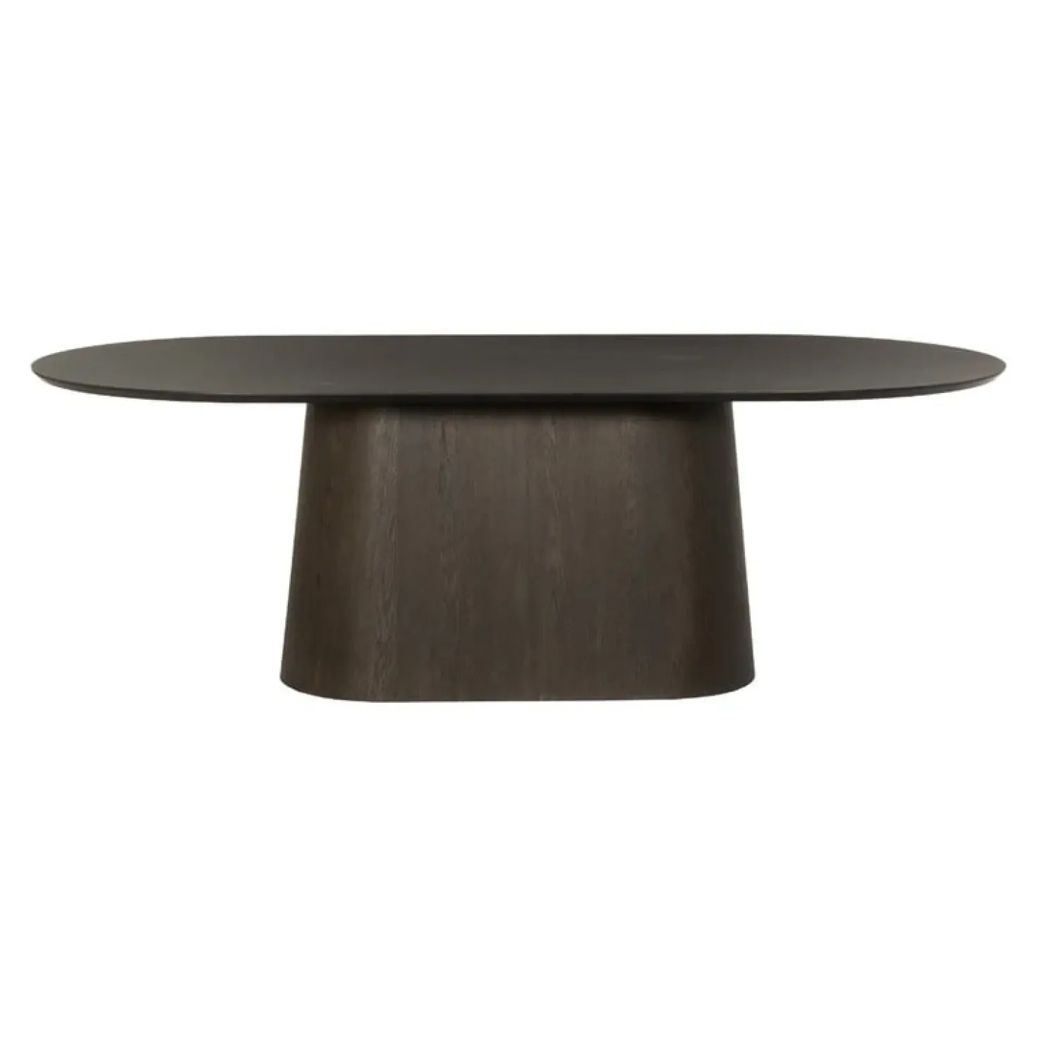 Novero Eettafel Espresso eiken ovaal 230cm