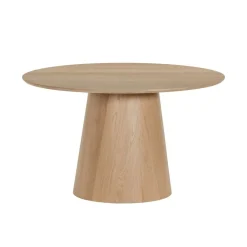 Novero Eettafel rond naturel eiken 130cm