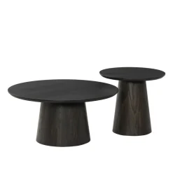 Novero Salontafel Espresso eiken 50cm rond