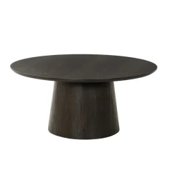 Novero Salontafel Espresso eiken 80cm rond
