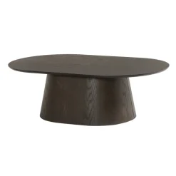 Novero Salontafel Espresso eiken Ovaal 120cm