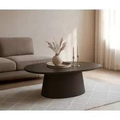Novero Salontafel Espresso eiken Ovaal 120cm