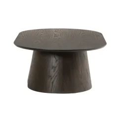 Novero Salontafel Espresso eiken Ovaal 120cm