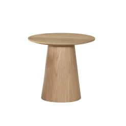 Novero Salontafel naturel eiken 50cm rond