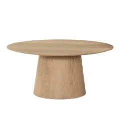 Novero Salontafel naturel eiken 80cm rond