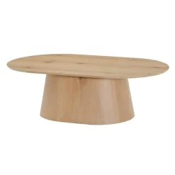 Novero Salontafel naturel eiken Ovaal 120cm