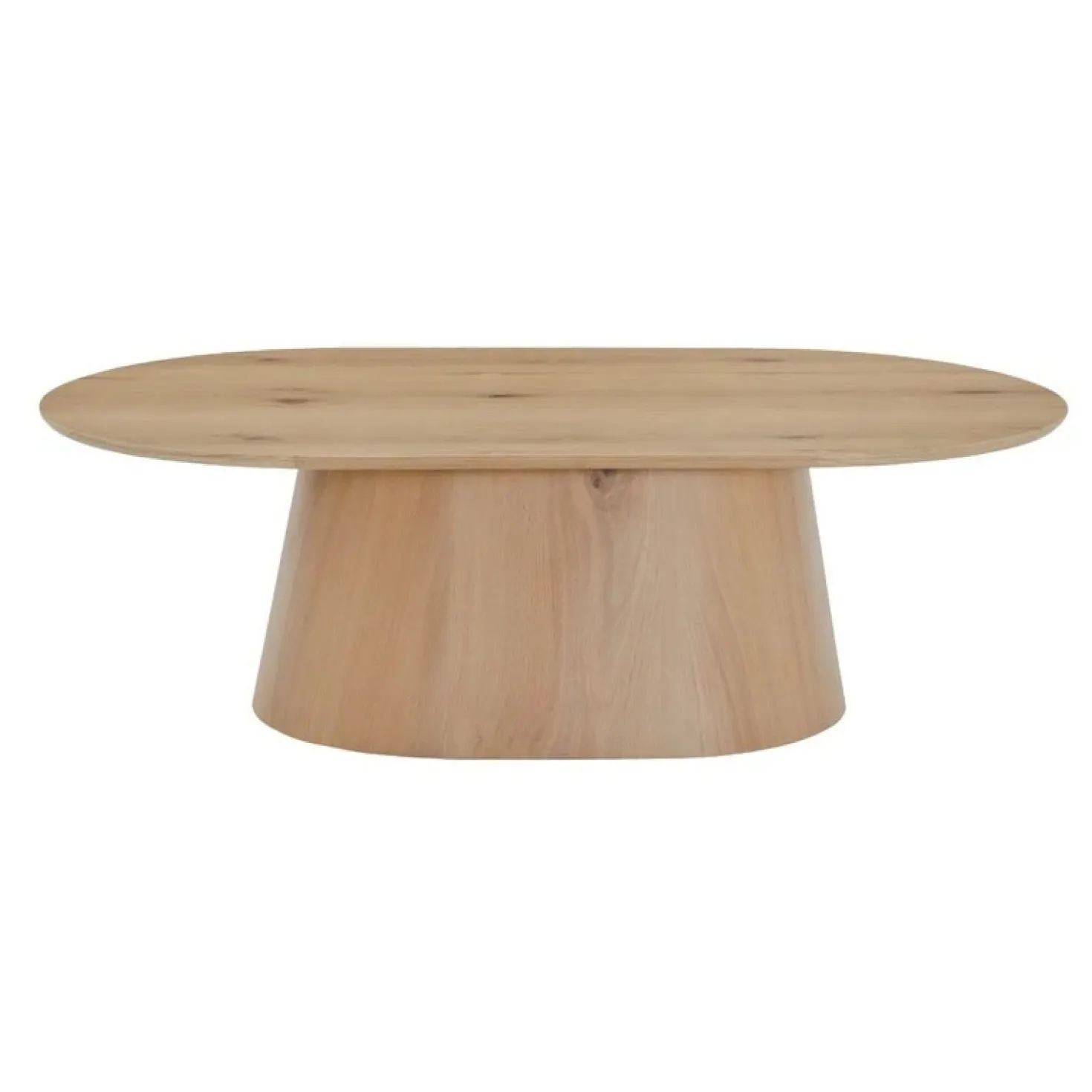 Novero Salontafel naturel eiken Ovaal 120cm