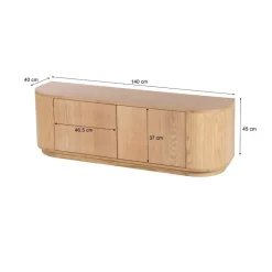 Novero Tv meubel naturel eiken 140cm
