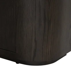 Novero Vakkenkast Espresso eiken 145cm