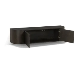 Novero Zwevend Tv meubel Espresso eiken 140cm