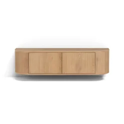 Novero Zwevend Tv meubel naturel eiken 140cm