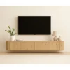 Novero Zwevend Tv meubel naturel eiken 220cm