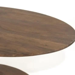 Novia Salontafel Lichtbruin mangohout 90cm