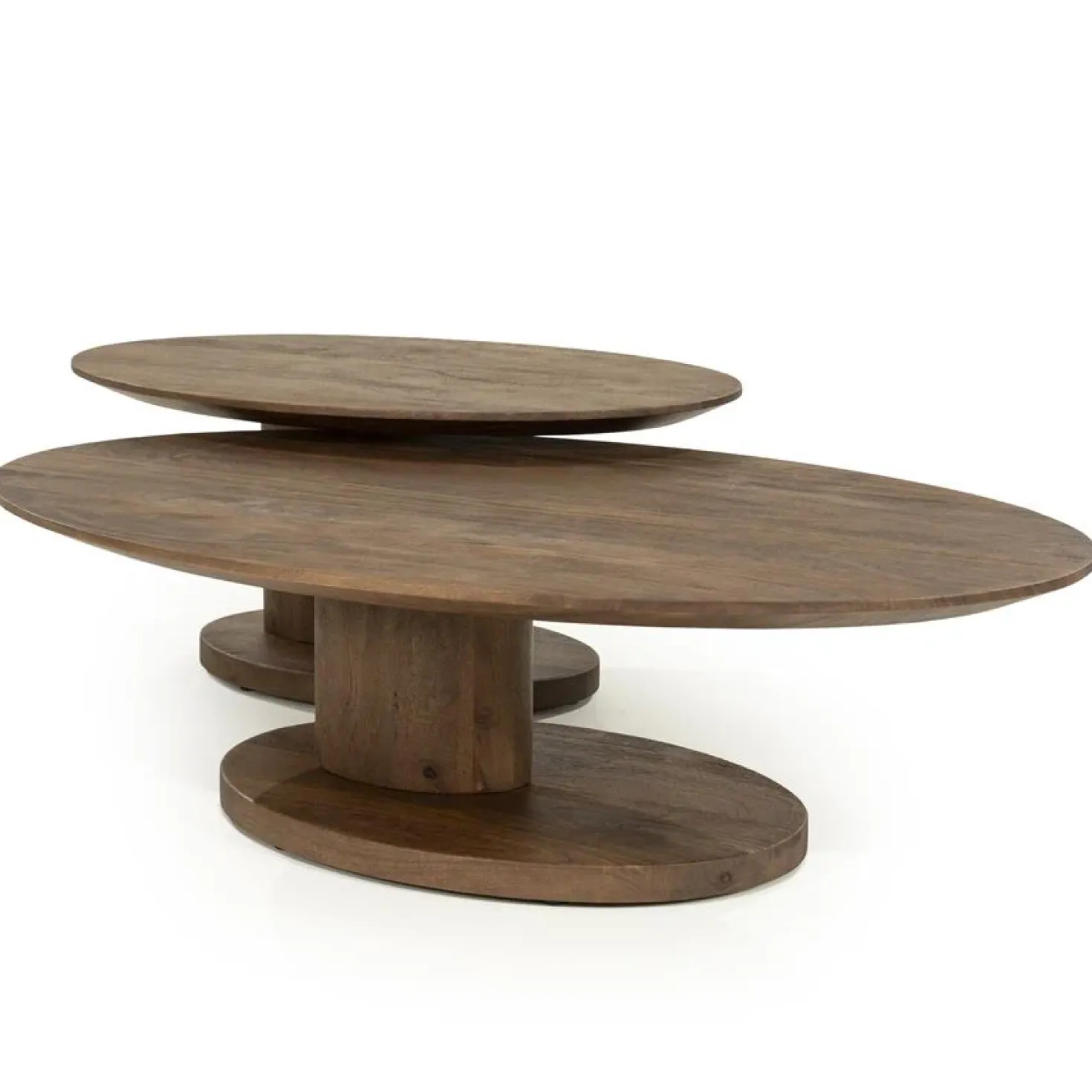 Novia Salontafel Lichtbruin mangohout 90cm
