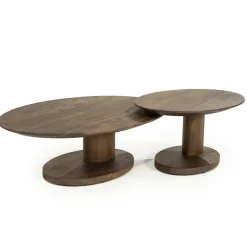Novia Salontafel Lichtbruin mangohout 90cm