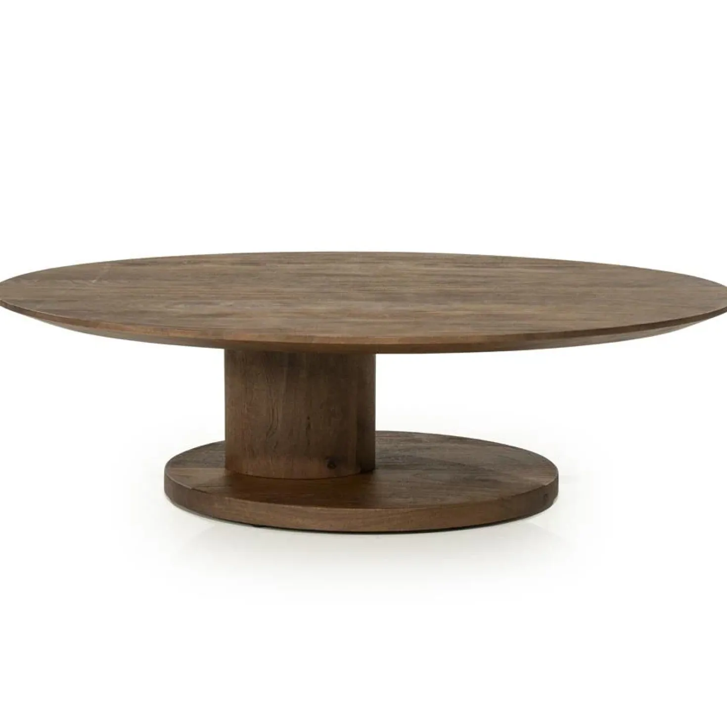 Novia Salontafel Lichtbruin mangohout 120cm