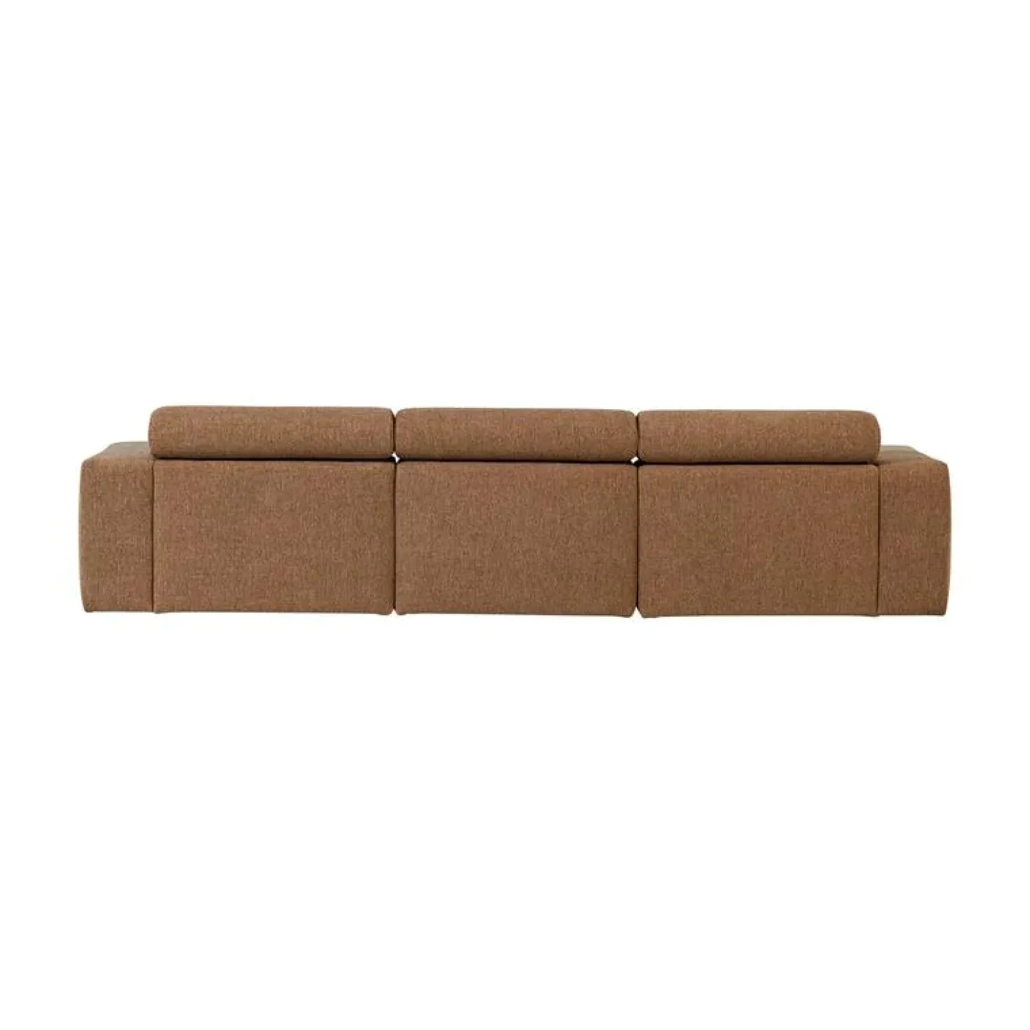 Novi Chaise Longue Bank Links Bouclé Karamelbruin
