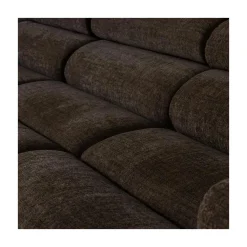 Novi Chaise Longue Bank Links Donkerbruin Melange