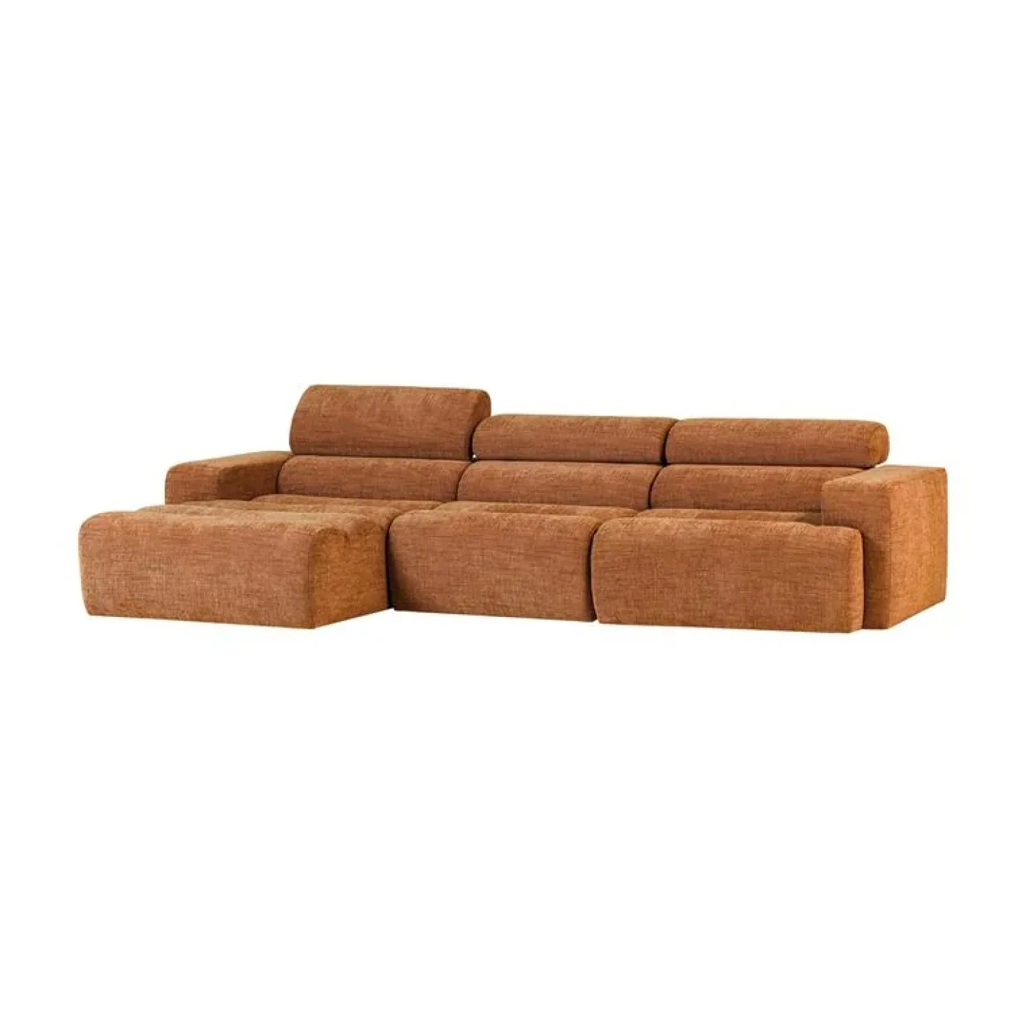 Novi Chaise Longue Bank Links Oranje Melange