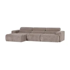 Novi Chaise Longue Bank Links Ribstof Zand