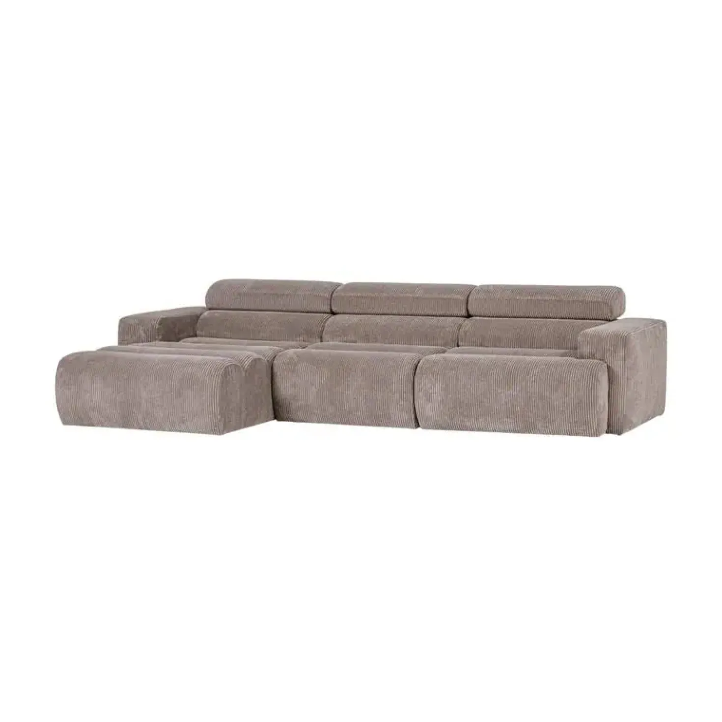 Novi Chaise Longue Bank Links Ribstof Zand