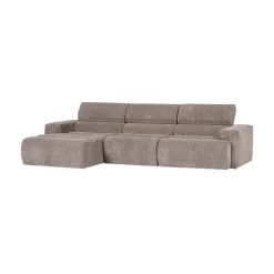 Novi Chaise Longue Bank Links Ribstof Zand