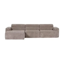 Novi Chaise Longue Bank Links Ribstof Zand