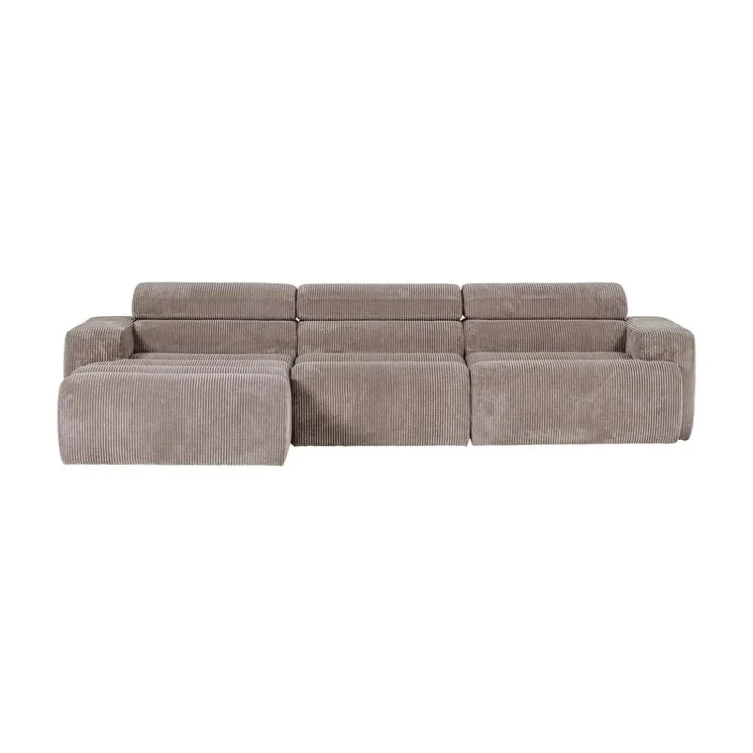Novi Chaise Longue Bank Links Ribstof Zand