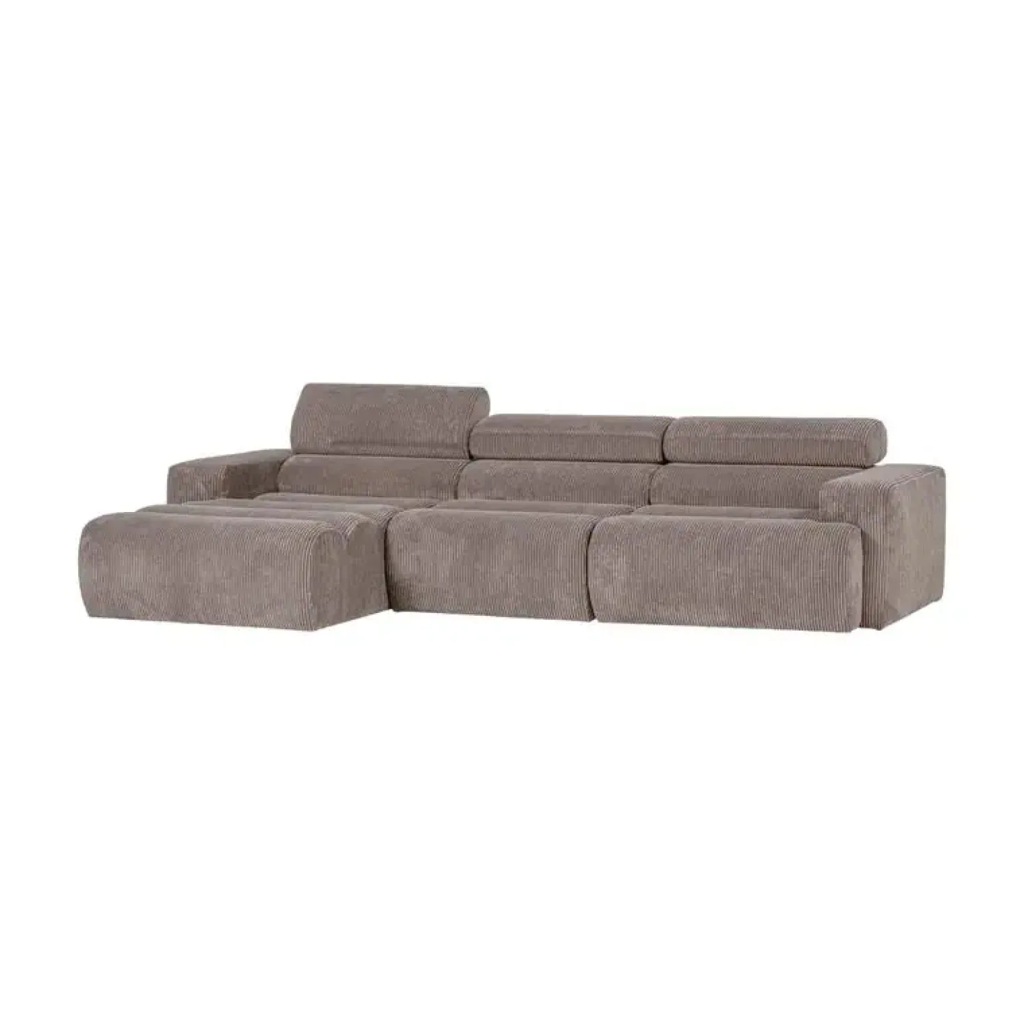 Novi Chaise Longue Bank Links Ribstof Zand