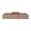 Novi Chaise Longue Bank Rechts Bouclé Taupe