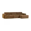 Novi Chaise Longue Bank Rechts Karamelbruin Melange