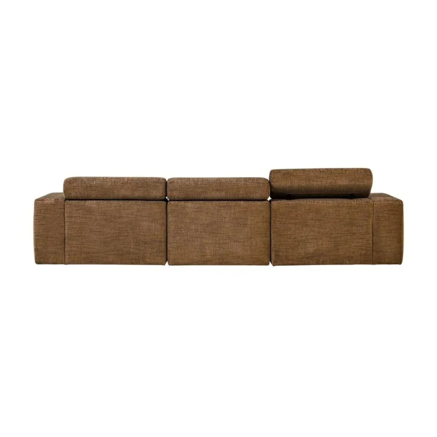 Novi Chaise Longue Bank Rechts Karamelbruin Melange