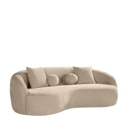 Novo 3-zits Bank Clay stof