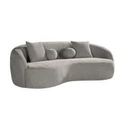 Novo 3-zits Bank Stone stof