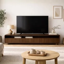 Nox Tv meubel Walnoot 220 cm