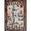 Nut House - metalen bord