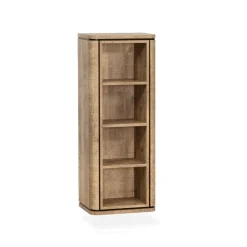 Nuvoro Zwevende Wandkast 4-vaks Mango 45cm