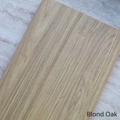Nuvoro Zwevend Tv meubel 2-deurs Blond oak 124cm